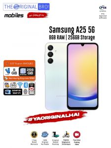 Samsung A25 5G - 8GB RAM - 256GB Storage - Easy Monthly Installments - PTA Approved - 1 Year Official Warranty - The Original Bro Mobiles - TOB70